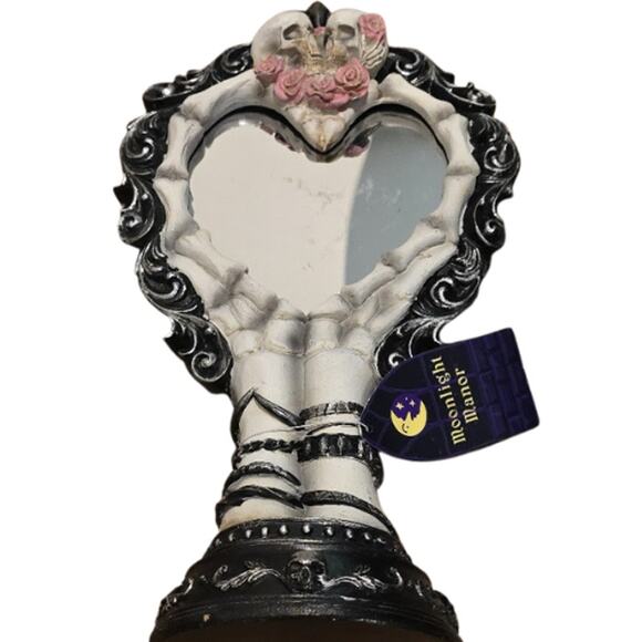 Maisey Mae Gothic Skeleton Couple Mirror – New 14.5" x 9" - Picture 2 of 2